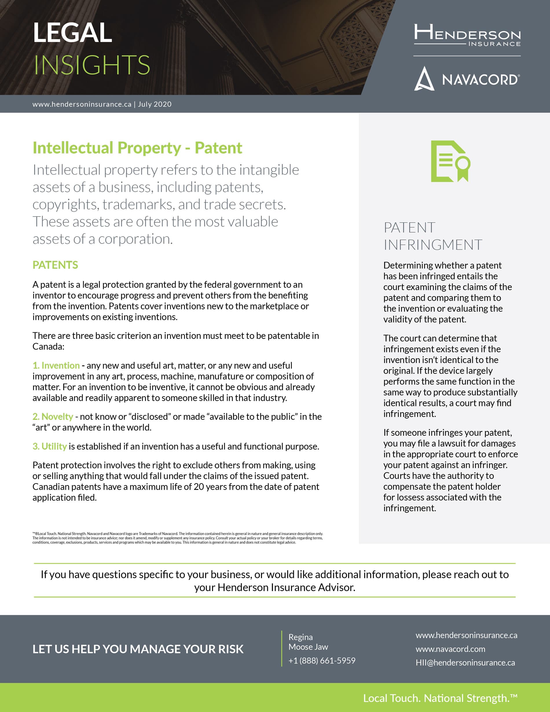 Intellectual Property - Patent